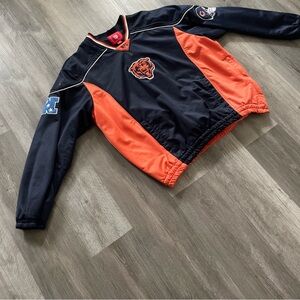 vintage Chicago Bears NFL pullover windbreaker jacket Size Xxl